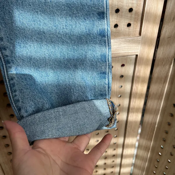Levi’s 501 Original Straight Jeans – Distressed Light Wash - Image 6