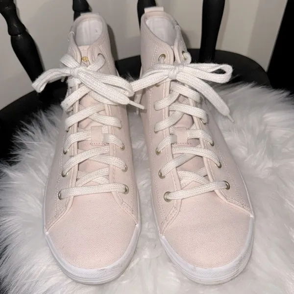 Keds Pink Sneakers Canvas Lace-Up- Kick Start - Image 2