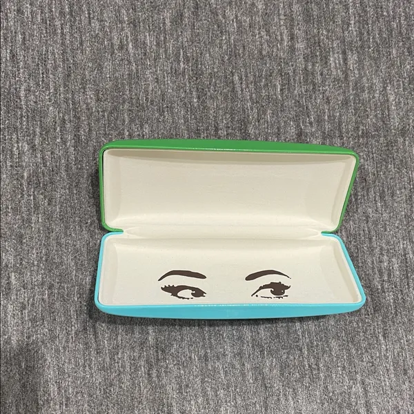 Kate Spade Blue/Green Glasses Case - Image 5