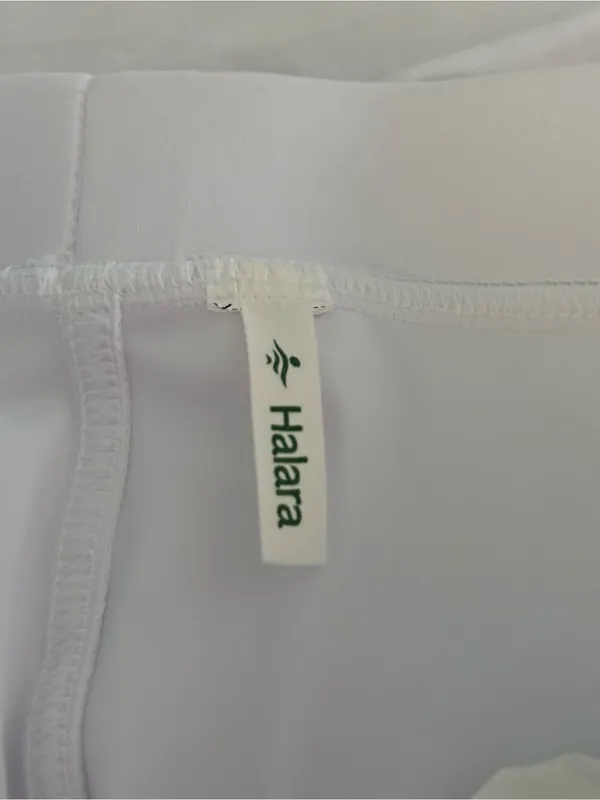 Halara Flex DayStretch High Waisted Pocket Straight Leg Work Pants in White - Image 4