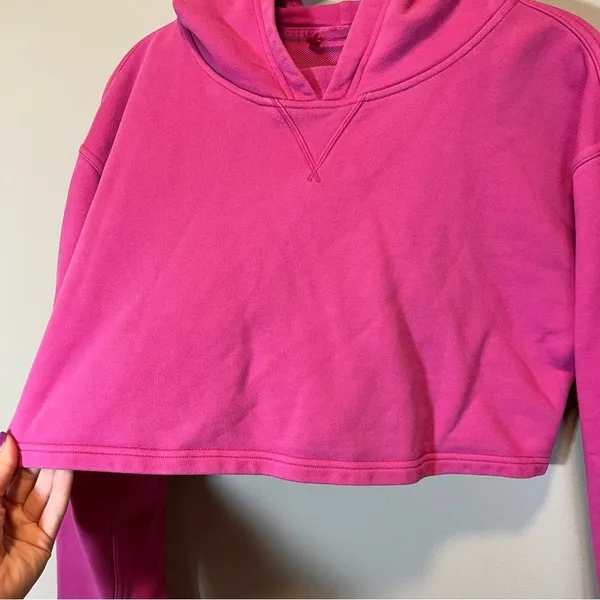 Lululemon All Yours Cropped Hoodie Pink‎ Women’s 6 - Image 7
