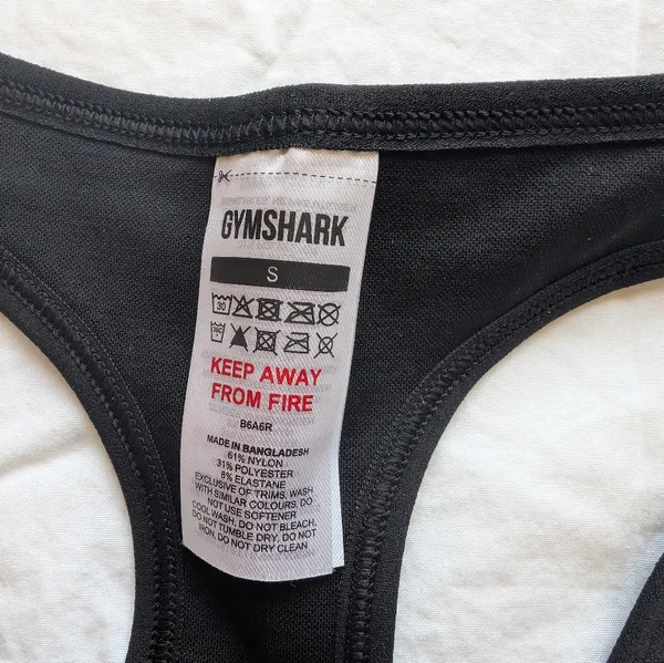NWOTS Gymshark Lift Contour Seamless Sports Bra Womens Small Black - Image 3