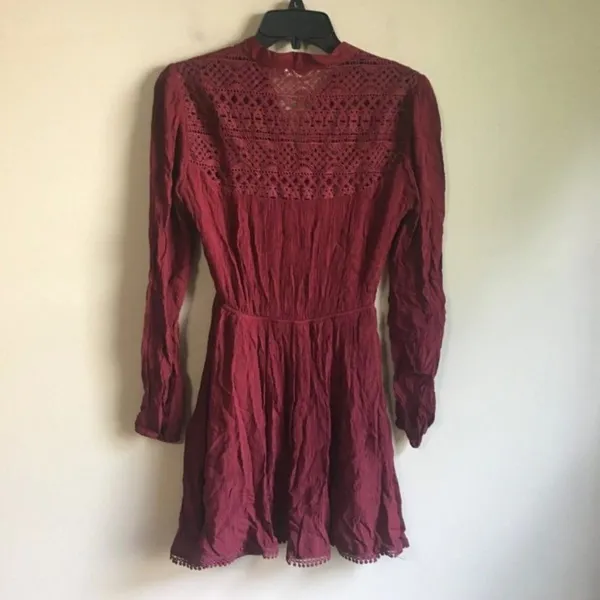 Altar'd State medium burgundy dress‎ - Image 2