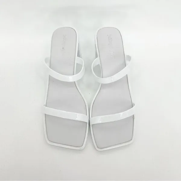 Jeffrey Campbell Jamm-3 Jelly Strappy Sandals Women's Size 9‎ White Y2K - Image 2