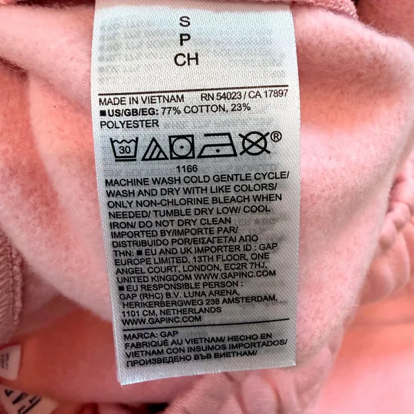 Gap Relaxed Straight-Leg Sweatpants in Pure Pink Fleece Size Small Lounge- NWT - Image 13