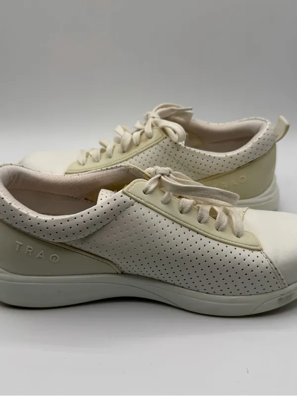 Alegria TRAQ Qest Walking Sneakers Womens 6.5 EU 37 White Cream Comfort Shoes - Image 5
