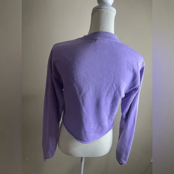 Aritzia TNA airy perfect fleece crop sweatshirt XS - Image 9