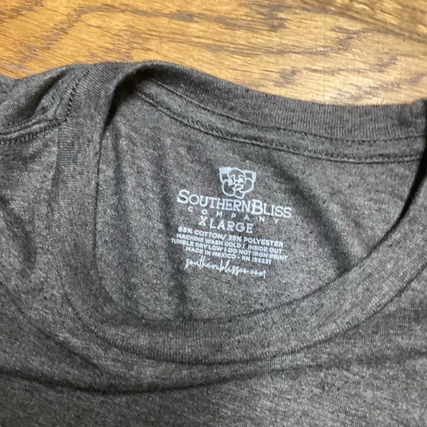 Southern Bliss inspirational T-shirt. Charcoal gray. XL - Image 7
