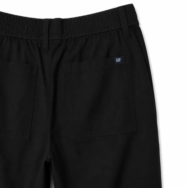 GAP Black Utility Cotton Lyocell Twill Blend Tapered Casual Jogger Pants Small - Image 6