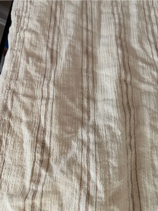 Free People Cream Maxi Skirt with Pink Waist Tie - Image 11