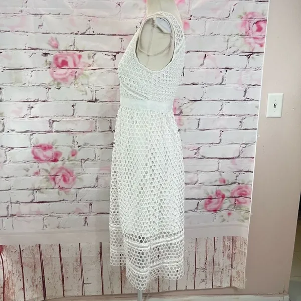 🔥🔥 5/$25 sale 🔥🔥 Abercrombie & Fitch for asos Lace Zip-Back Midi Dress size xs - Image 10