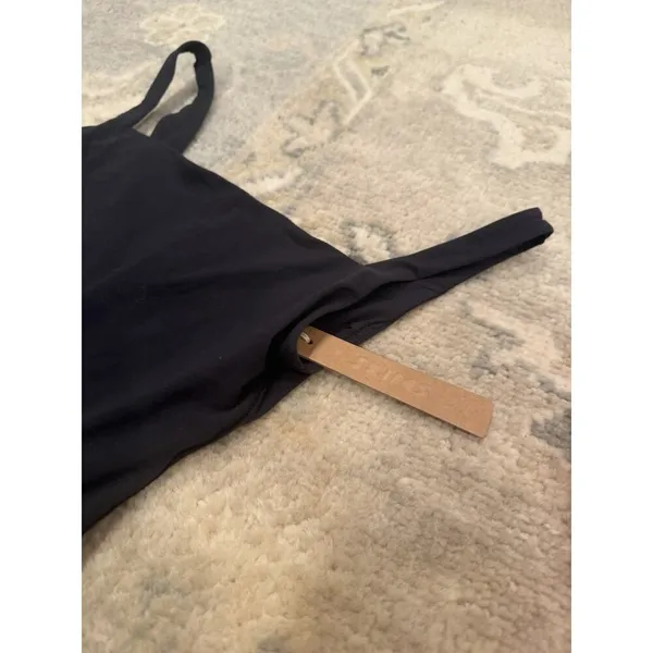 SKIMS Fits Everybody Square Neck Thong Bodysuit Onyx Black Size XS NWT $60 - Image 8