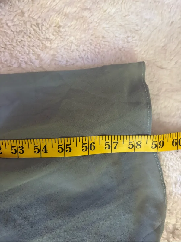 Lulus Romantically Speaking Sage Green Cowl Lace-Up Maxi Dress Size Small Formal - Image 9