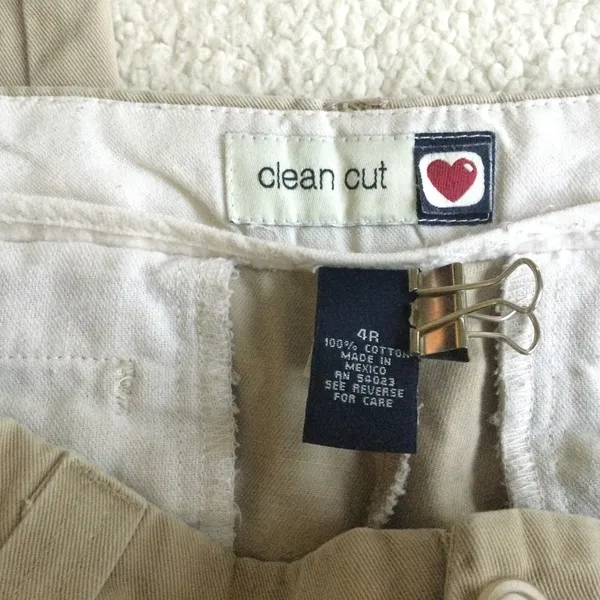 Gap Flat Front Bootcut Low Rise Khakis Y2K - Sz 4 - Image 7