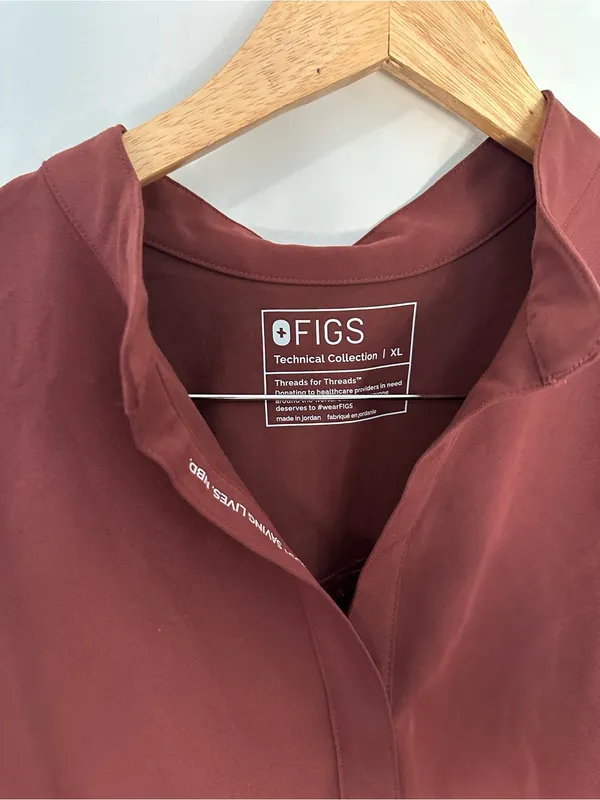 Figs Rafaela Oversized Scrub Top walnut extra large - Image 3