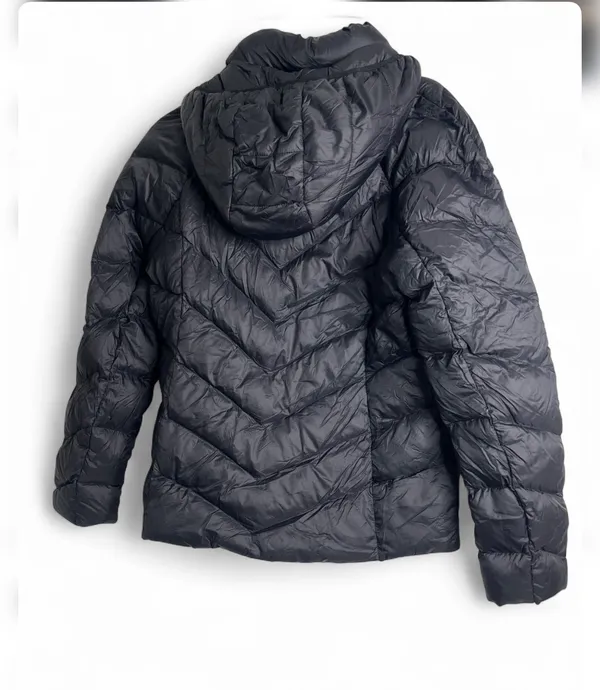 Michael Kors black jacket chevron quilted puffer jacket - Image 2