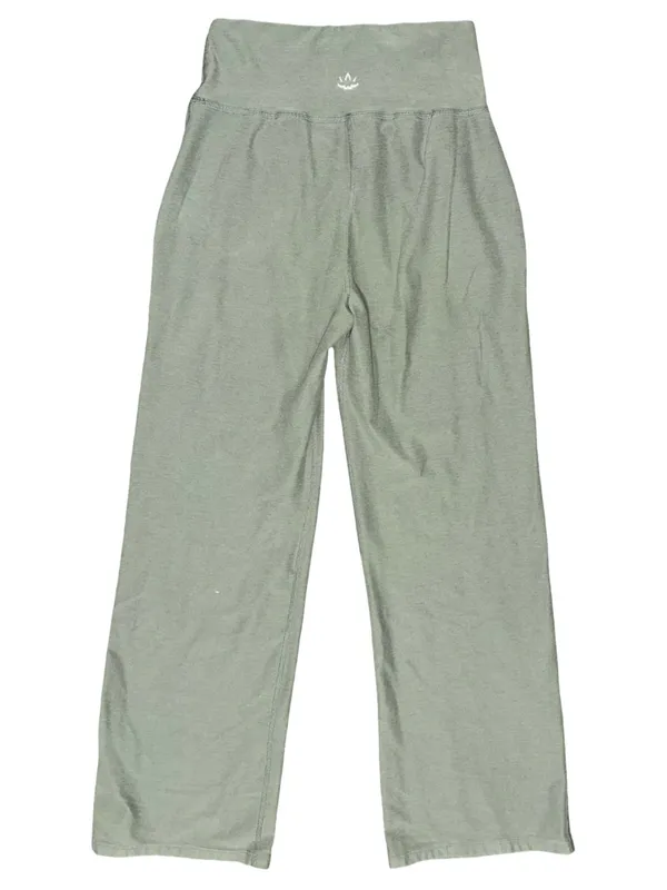 Beyond Yoga Women’s Size S Birch Heather Green Wide Leg Lounge Laid Back Pants - Image 4