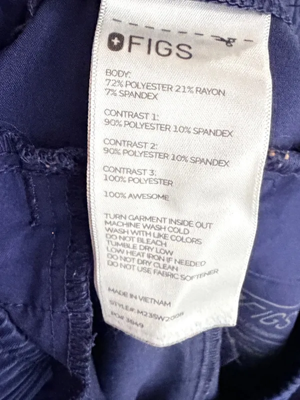 Figs Navy Scrub Pants - Image 6