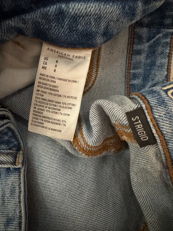 American Eagle Outfitters Jean Shorts Strigid - Image 3