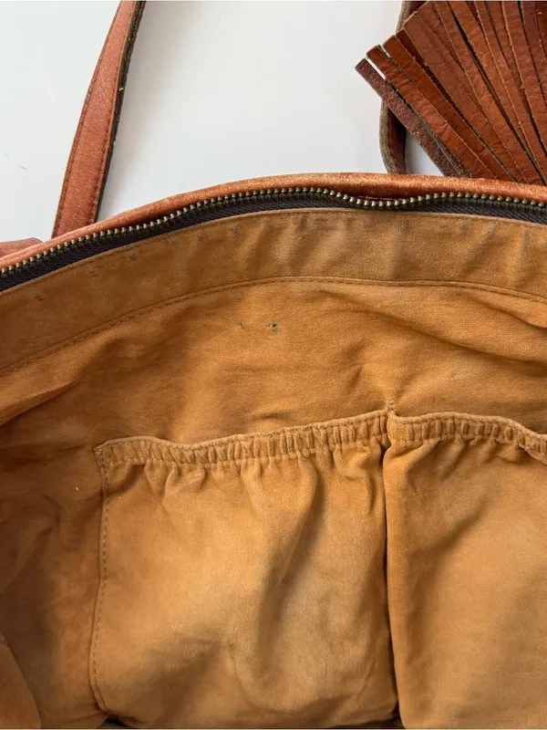 Patricia Nash Viotti Tote Woven Leather - Image 12