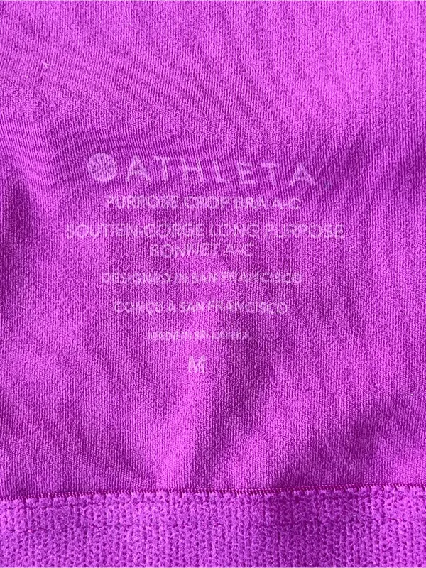 Athleta Fuchsia Racerback Crop Tank - Image 6