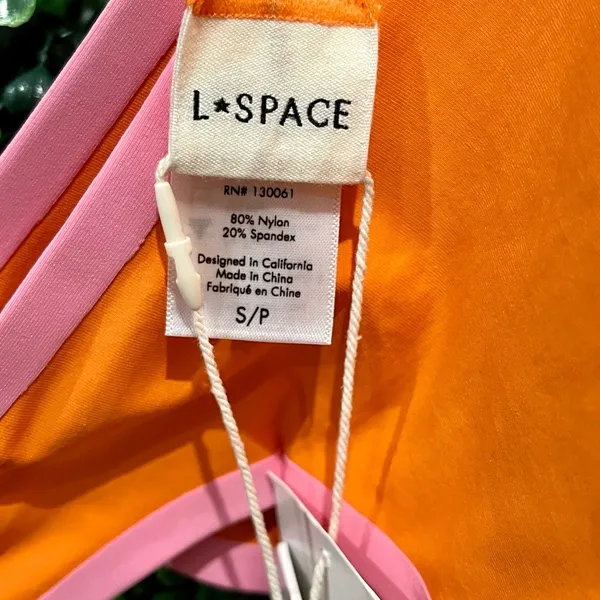 L’Space BRAND NEW!!!! Orange & Pink Bikini Bottoms Size S - Image 3