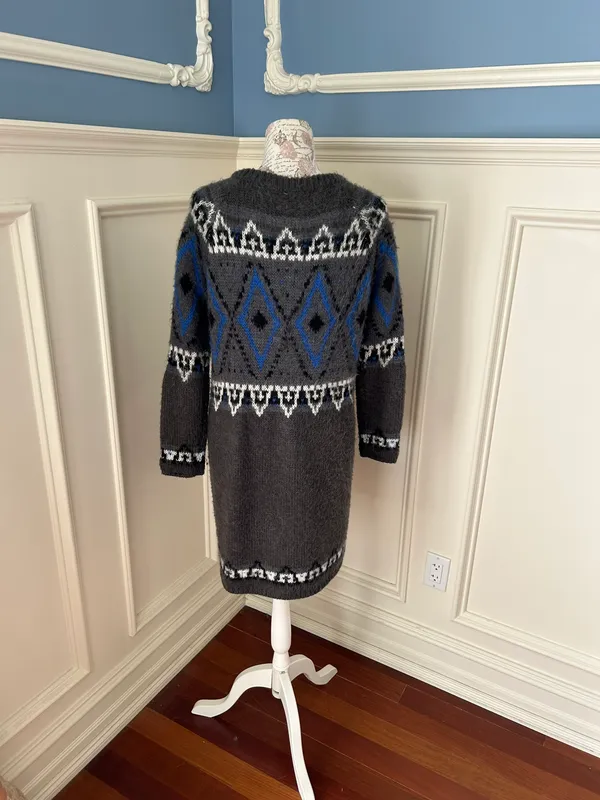 Free People Wool Blend Sweater Coat - Image 5