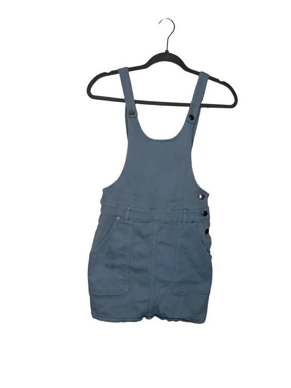 🌤️🩵 Urban Outfitters Blue‎ Denim Overall Mini Dress Size 6 🩵🌤️ - Image 7
