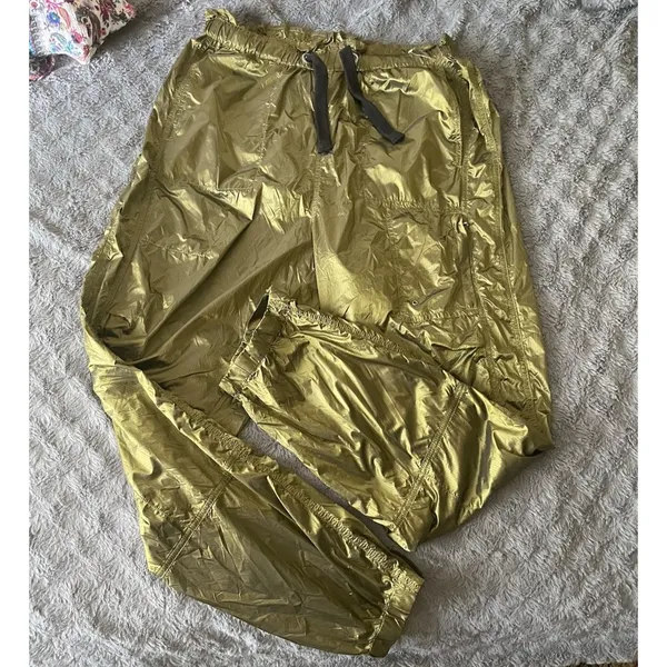 Free People FP Movement Trekker Pants Sz L Olive Green Parachute Cargo Jogger - Image 14