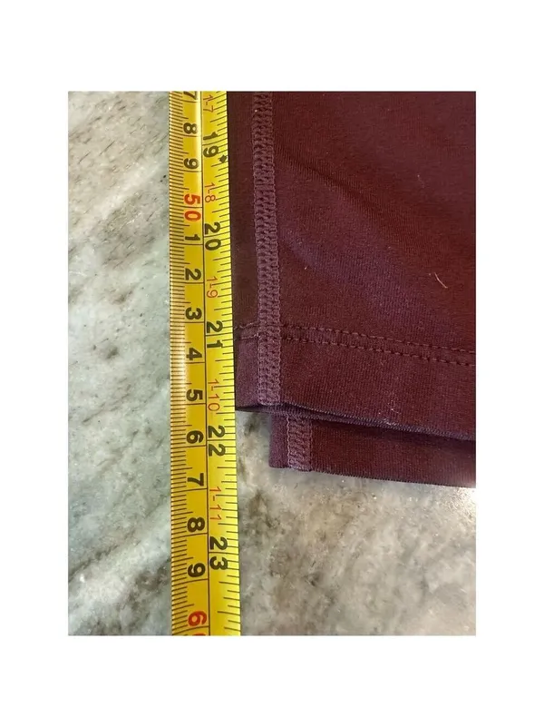 Nike Women's Dri-Fit Cropped Leggings Maroon / burgundy Size S Athletic Sports - Image 8