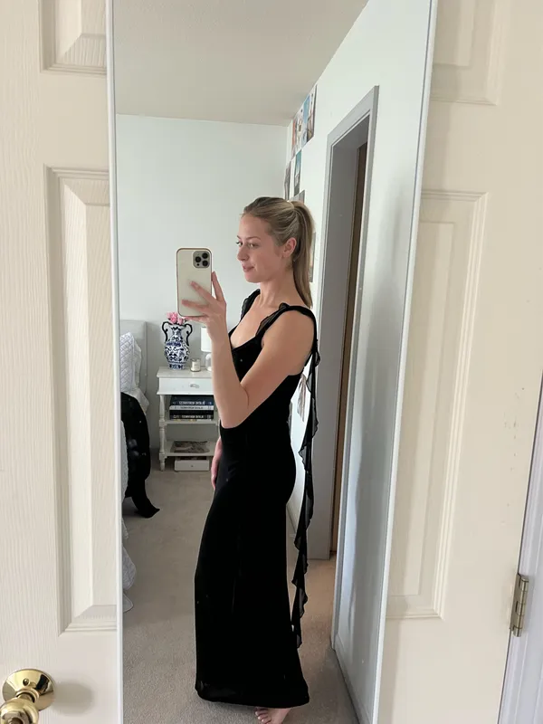 Amazon Black Maxi Formal Dress - Image 2