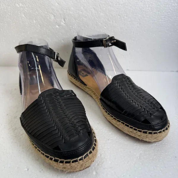 DV by Dolce Vita for Target Espadrille Strap Sandals Shoes Women's 8.5 Black - Image 3