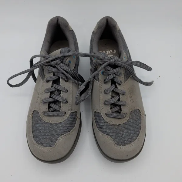 Giro Petra VR Womens‎ Mountain Bike Shoes Grey Blue Vibram Sole Size 6 EU 37 - Image 4