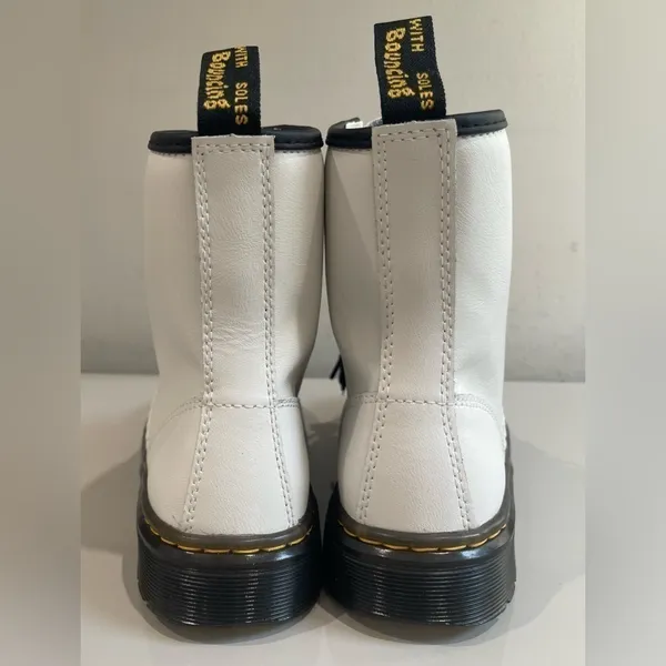 Dr. Martens  Combat Boots - White, Size 6 - Image 2