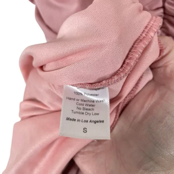 Lucy In The Sky body‎ con ruched mini dress Women’s S rose pink surplus bust - Image 6