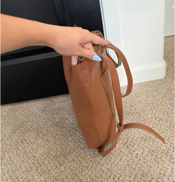Boutique Henny + Lev brown tote bag purse - Image 7