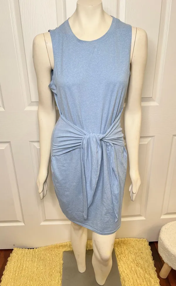 Pink Lily Living For It Blue Bodycon Tank Dress in Blue - Image 3