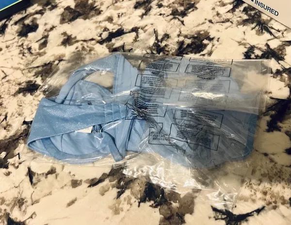 Abercrombie Blue Wide Strap Underwire Bikini Top XXS NWT - Image 9