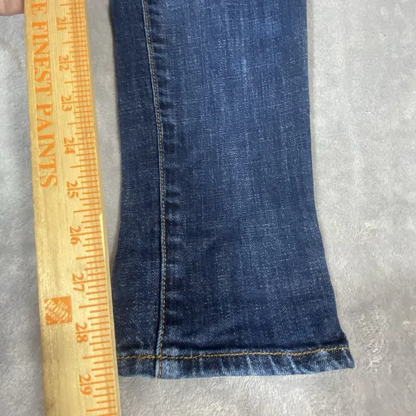 American Eagle Women Jeans Sz 6 Regular High‎ Rise Stretch Skinny Blue Jeggings - Image 5