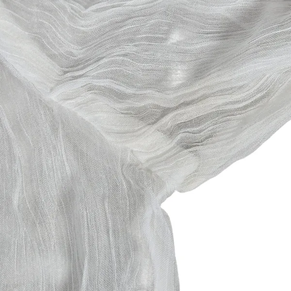 J. Crew Ruffle button-up shirt in crinkle chiffon‎ in Ivory 0 - Image 7