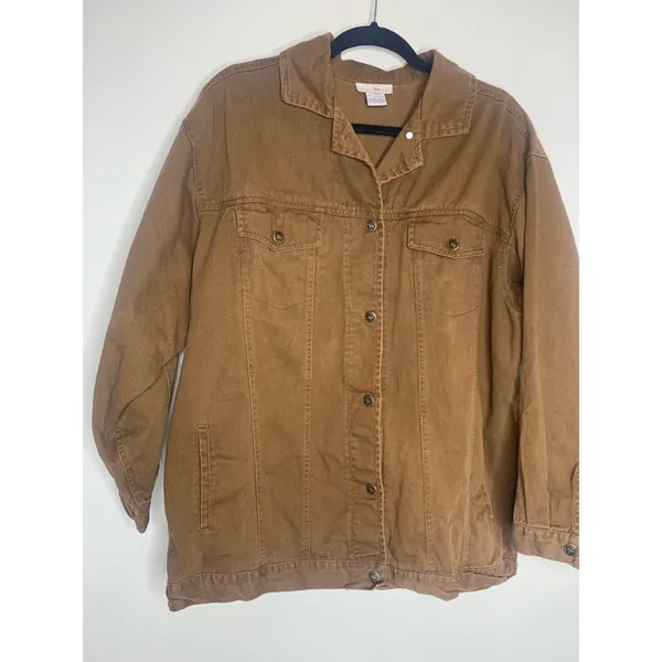 Brown Vintage Barn Coat Sz Large Hunters Run 100% Cotton - Image 7