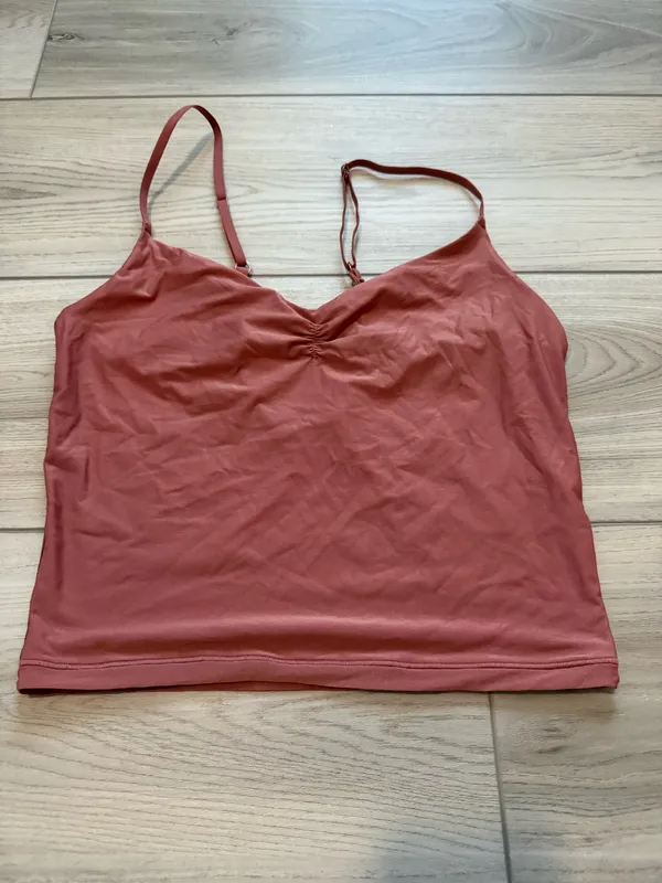 Smoothez by Aerie Ruched Cami - Terracotta - Image 2