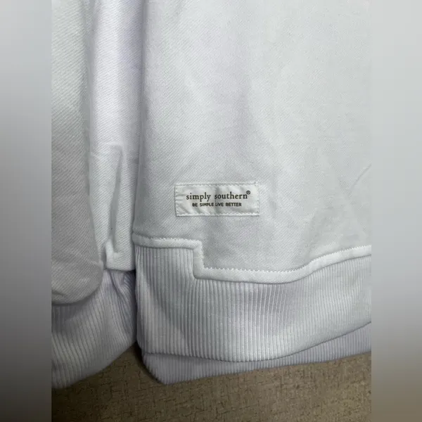 Simply Southern White and Gold 'Bride' Sweatshirt - Image 4