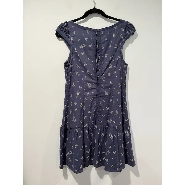 Free People x Revolve Beasley Mini Dress Womens XS Navy Floral Twee Coquette - Image 4
