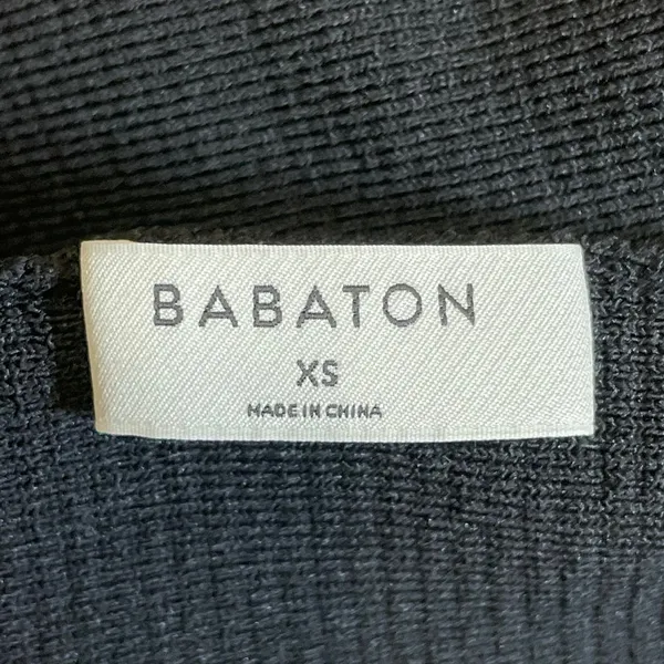 Aritzia Babaton Black Sculpt Knit Yoga Gym Athletic Activewear Crop Tank Top XS - Image 5