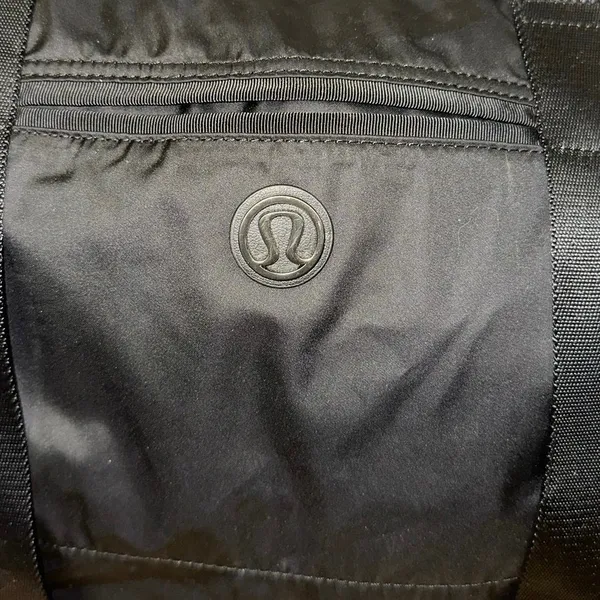 Lululemon‎ All Day Asana Black Nylon Tote Gym Travel Bag - Image 3