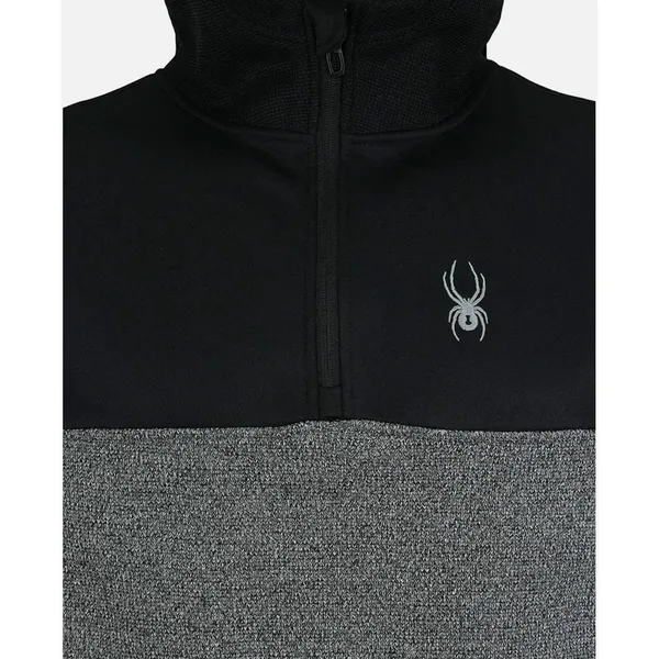 Men’s Spyder Quarter-Zip Pullover Thick Knit Jacket - Image 3