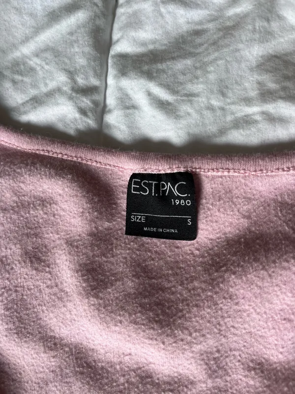 Pac Sun Pink Long Sleeve Crop Top - Image 3