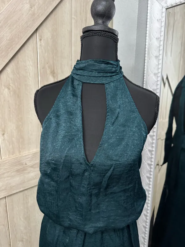 Show me Your Mumu dark green maxi dress - small - Image 2