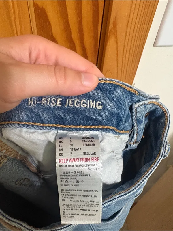 American Eagle Super Stretch High-Rise Jegging Jeans Size 2 - Image 7